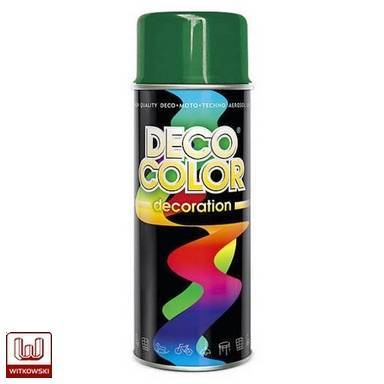 Spray Deco Color Decoration do profili zamkniętych 400 ml - Zielony ciemny RAL-6005