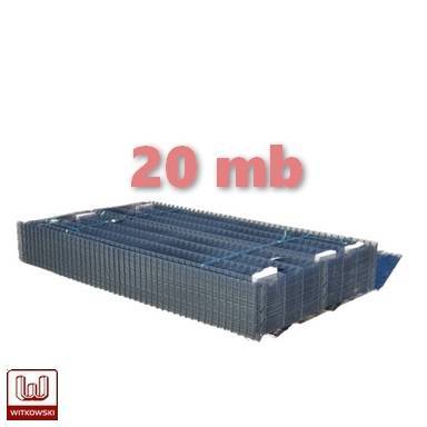 Kompletny zestaw ogrodzeniowy 3D fi +-5 mm o wysokości 1030 mm - 20 mb